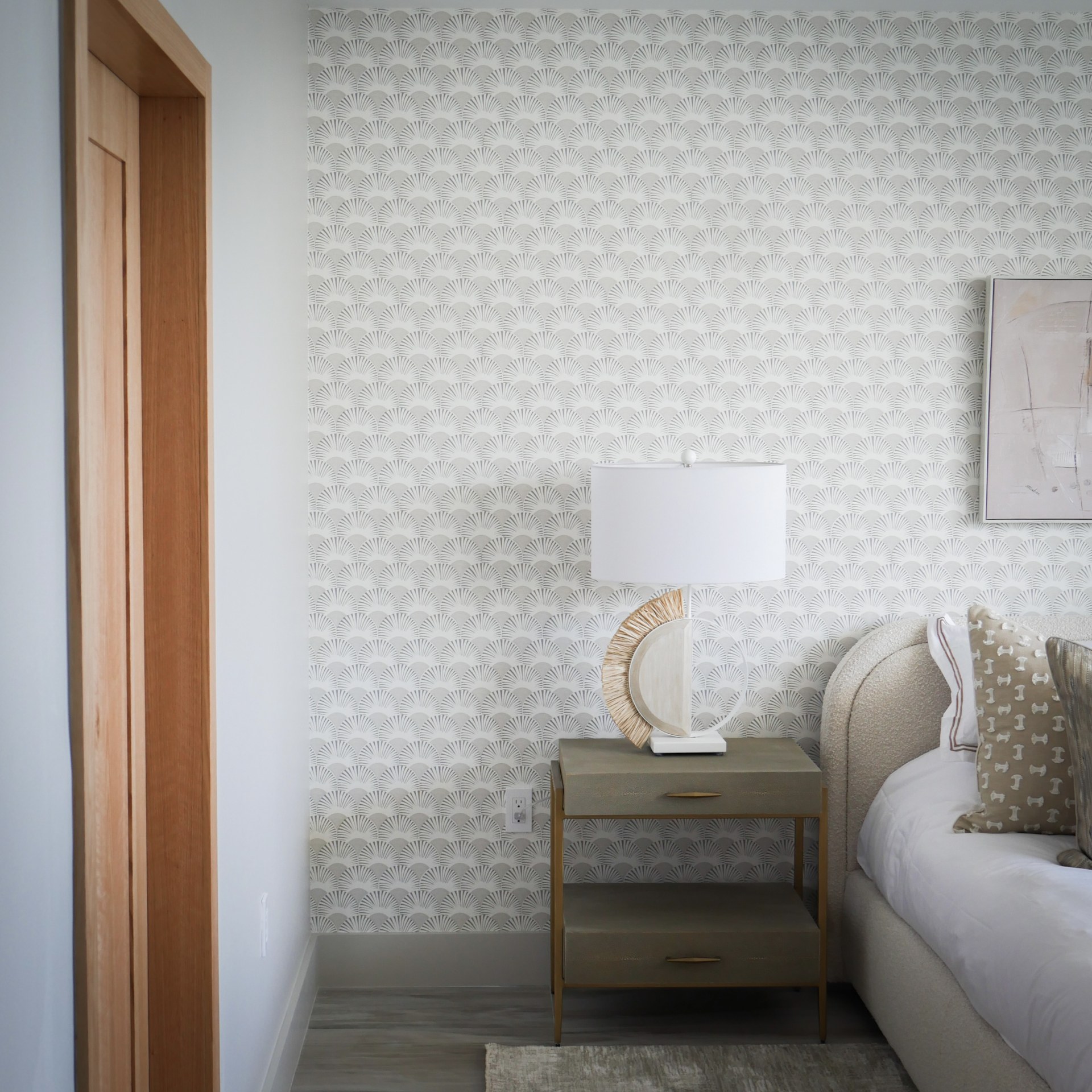 Bedroom wall and bedside lighting at Indian Creek Penthouse